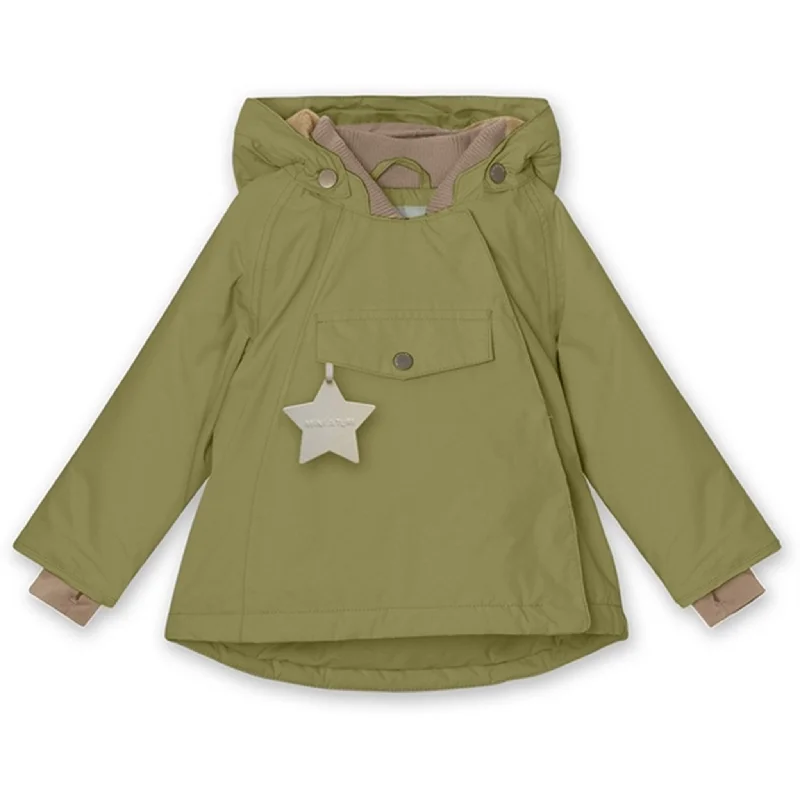 MINI A TURE Wang Fleece Winter Jacket Mosstone