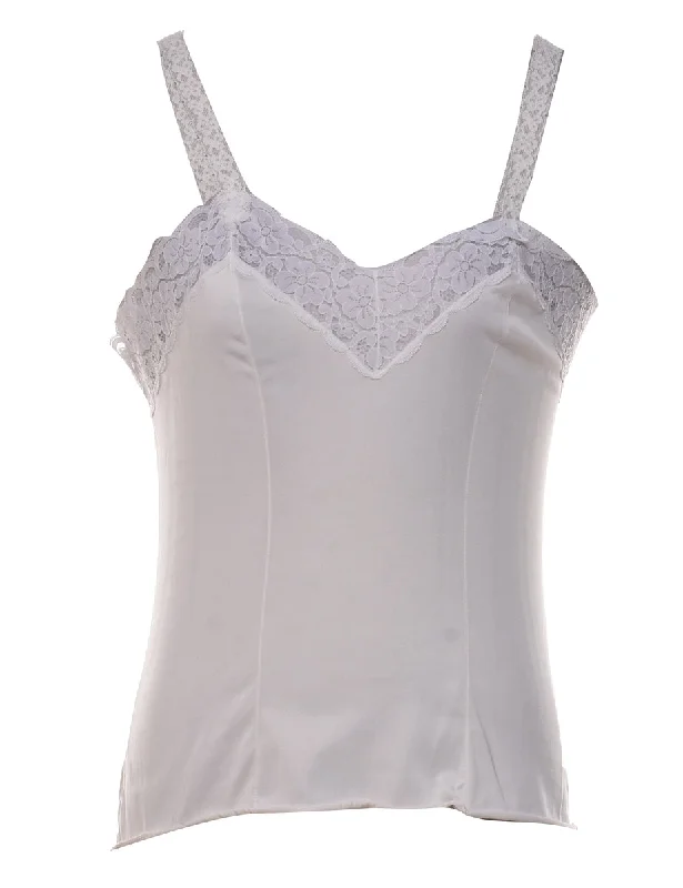 White Lace Camisole - S