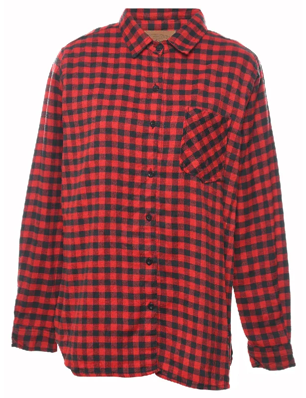 Woodland Creek Gingham Pattern Shirt - L