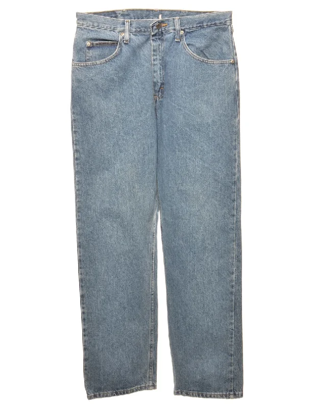 Wrangler Faded Wash Straight-Leg Jeans - W32 L32