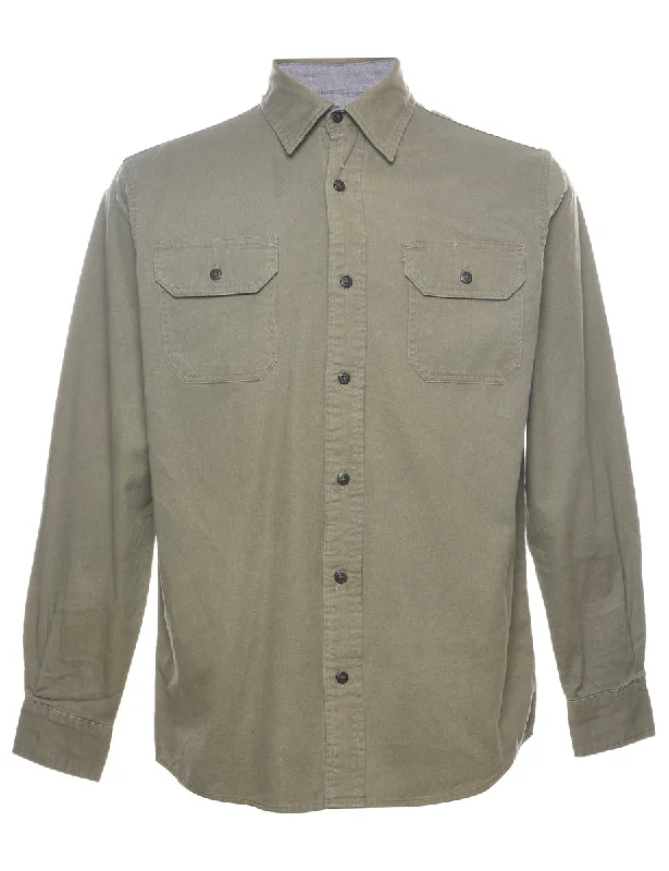 Wrangler Olive Green Shirt - S