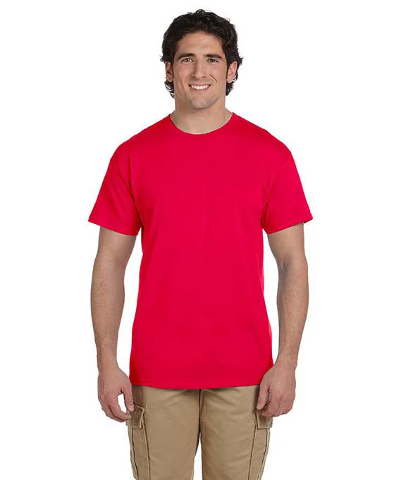 3930 - Fruit of the Loom Adult Heavy Cotton Short-sleeve T-Shirt | Fiery Red