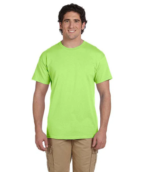 3930 - Fruit of the Loom Adult Heavy Cotton Short-sleeve T-Shirt | Neon Green