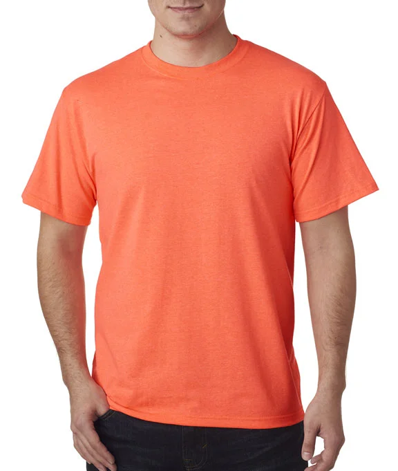 3930 - Fruit of the Loom Adult Heavy Cotton Short-sleeve T-Shirt | Retro Heather Coral