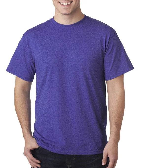 3930 - Fruit of the Loom Adult Heavy Cotton Short-sleeve T-Shirt | Retro Heather Purple