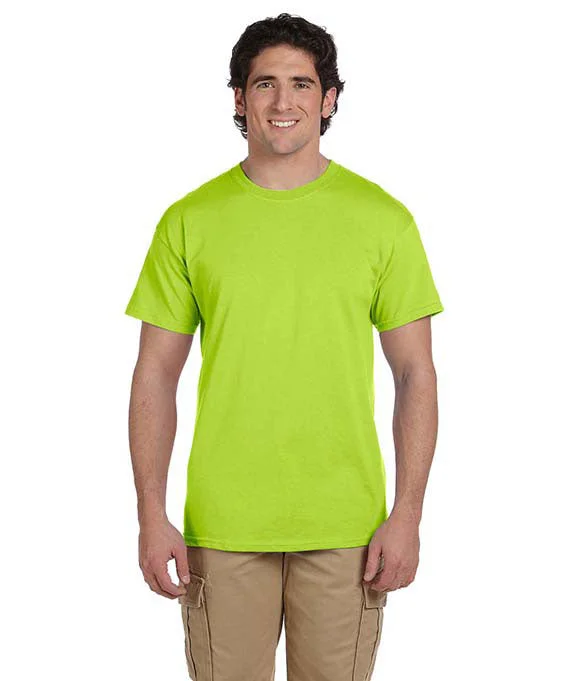 3930 - Fruit of the Loom Adult Heavy Cotton Short-sleeve T-Shirt | Safety Green