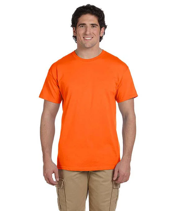 3930 - Fruit of the Loom Adult Heavy Cotton Short-sleeve T-Shirt | Safety Orange