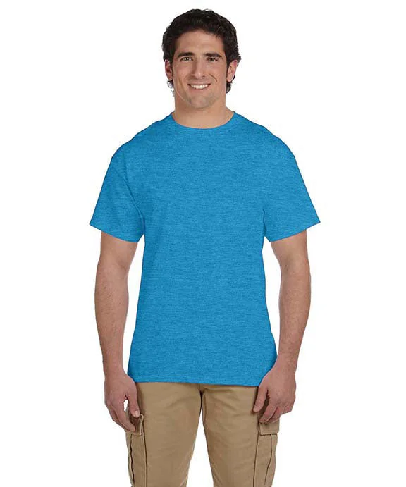 3930 - Fruit of the Loom Adult Heavy Cotton Short-sleeve T-Shirt | Turquoise Heather