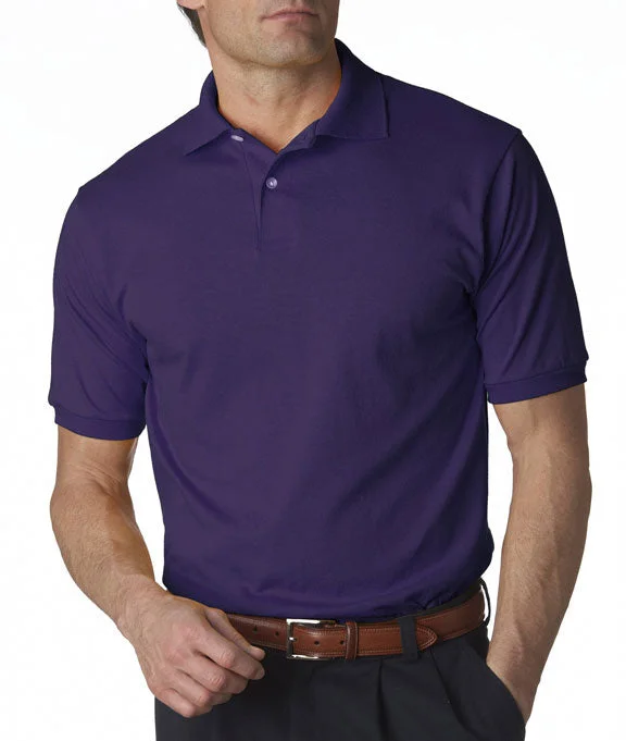 437 - Jerzees Adult SpotShield™ Jersey Polo Shirt | Deep Purple