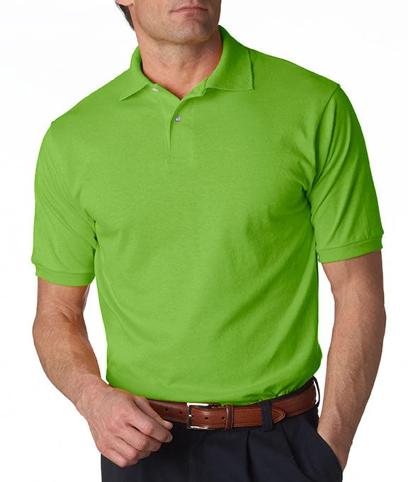 437 - Jerzees Adult SpotShield™ Jersey Polo Shirt | Kiwi