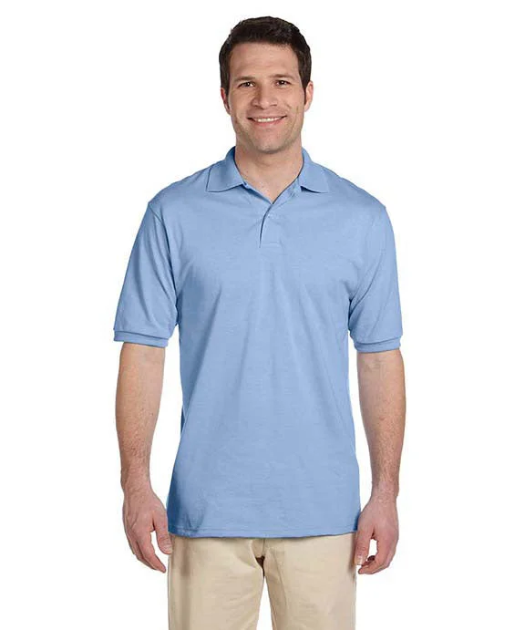 437 - Jerzees Adult SpotShield™ Jersey Polo Shirt | Light Blue