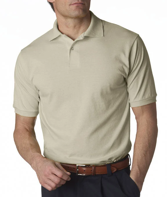 437 - Jerzees Adult SpotShield™ Jersey Polo Shirt | Sandstone