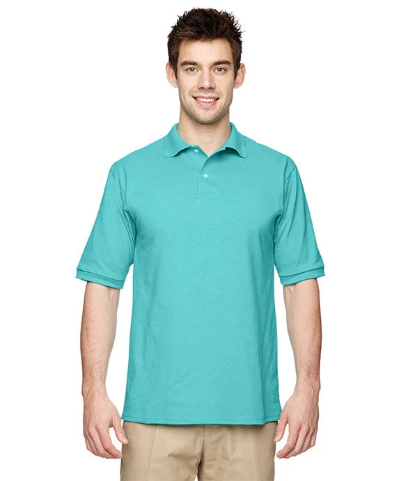 437 - Jerzees Adult SpotShield™ Jersey Polo Shirt | Scuba Blue