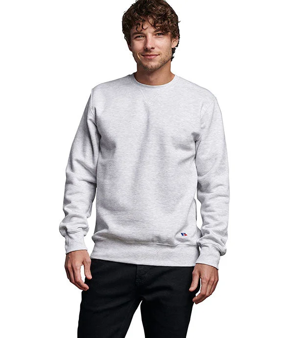 82RNSM - Russell Athletic Unisex Cotton Classic Crew Sweatshirt | Athletic Heather