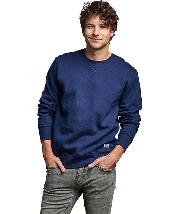 82RNSM - Russell Athletic Unisex Cotton Classic Crew Sweatshirt | Navy