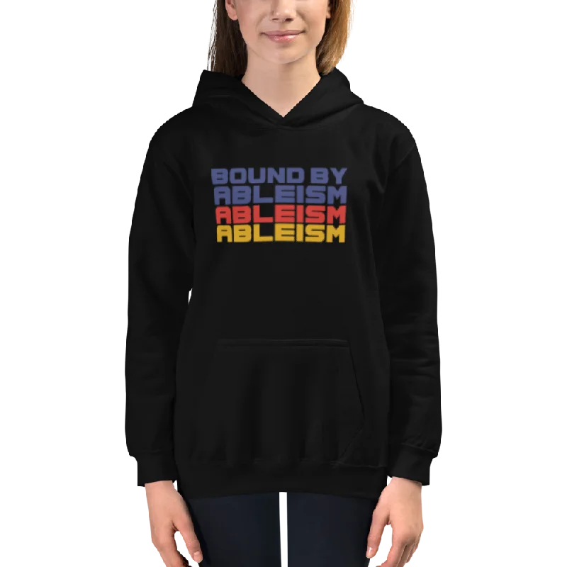 Bound by Ableism (Halftone Kid's Hoodie)