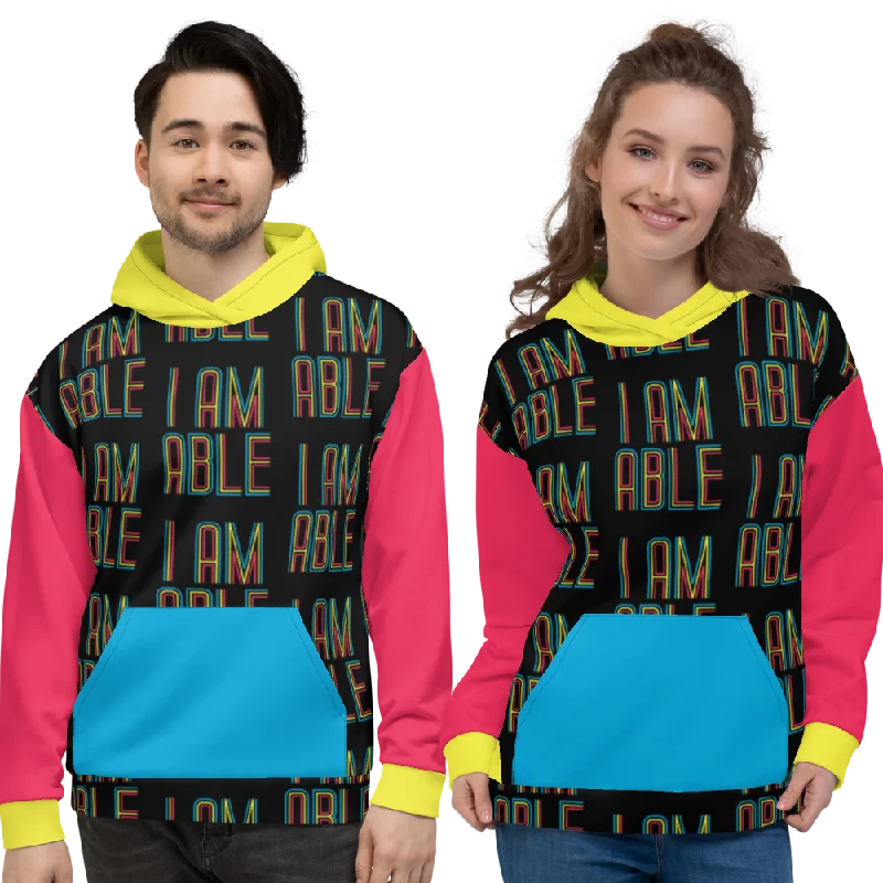 I am Able (Unisex Color Block Hoodie)