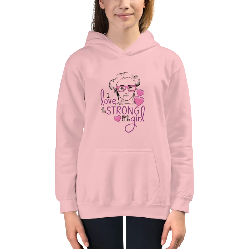 I Love this Strong Little Girl (Sammi Haney / Esperanza - Raising Dion) Kid's Hoodie