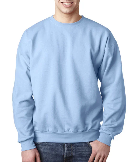 P160 - Hanes Adult ComfortBlend® EcoSmart® Crewneck Sweatshirt | Light Blue