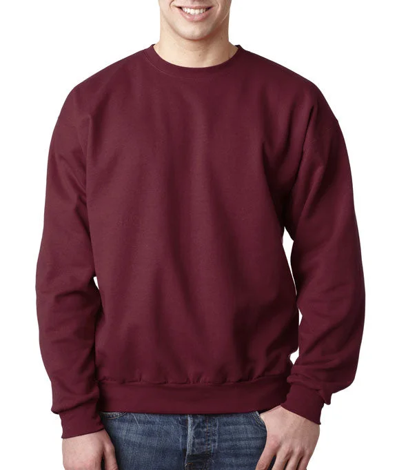 P160 - Hanes Adult ComfortBlend® EcoSmart® Crewneck Sweatshirt | Maroon