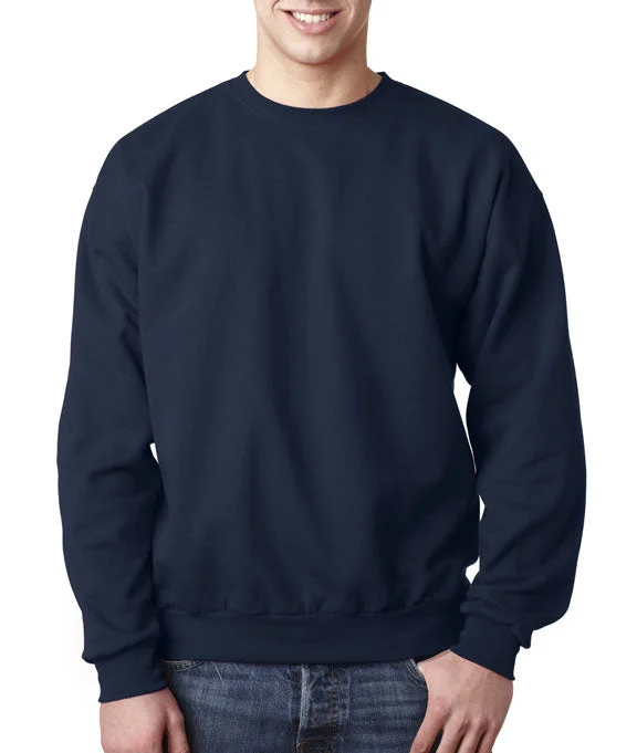 P160 - Hanes Adult ComfortBlend® EcoSmart® Crewneck Sweatshirt | Navy