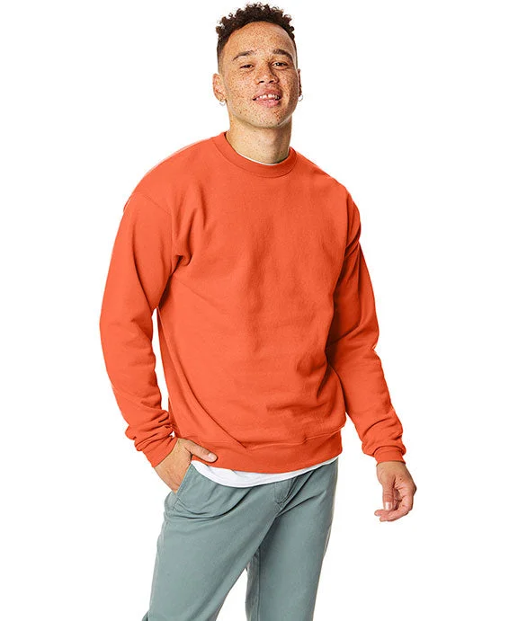 P160 - Hanes Adult ComfortBlend® EcoSmart® Crewneck Sweatshirt | Orange