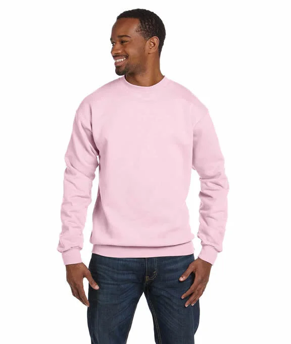 P160 - Hanes Adult ComfortBlend® EcoSmart® Crewneck Sweatshirt | Pale Pink