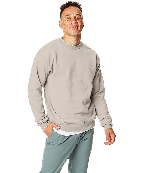 P160 - Hanes Adult ComfortBlend® EcoSmart® Crewneck Sweatshirt | Sand