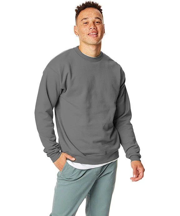 P160 - Hanes Adult ComfortBlend® EcoSmart® Crewneck Sweatshirt | Smoke Grey