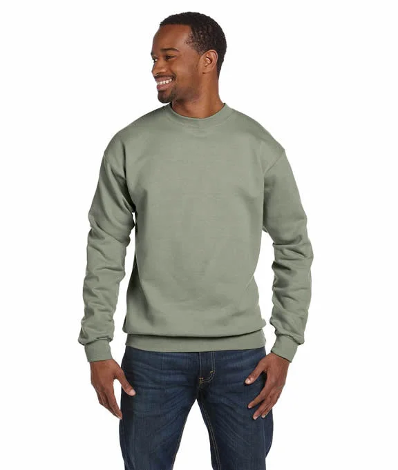 P160 - Hanes Adult ComfortBlend® EcoSmart® Crewneck Sweatshirt | Stonewash Green