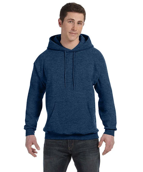 P170 - Hanes Adult ComfortBlend® EcoSmart® Hooded Pullover | Heather Navy