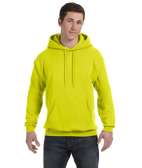 P170 - Hanes Adult ComfortBlend® EcoSmart® Hooded Pullover | Safety Green