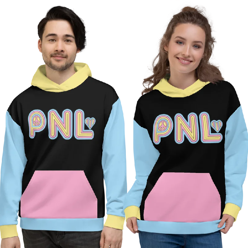 Peace and Love (PNL) Unisex Color Block Hoodie