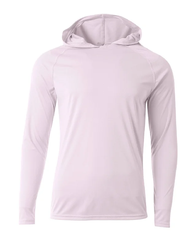 A4 N3409 Men's Cooling Performance Long-Sleeve Hooded T-shirt