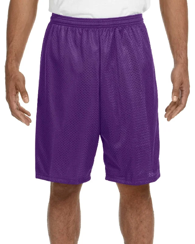 A4 N5296 Adult Tricot Mesh Short