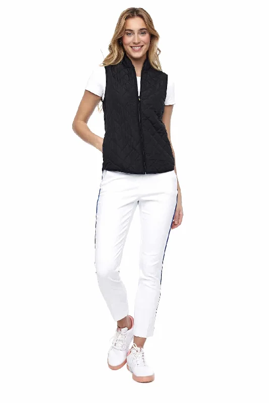 Swing Control Quilted Zip-Up Vest (Multiple Colors)