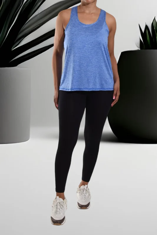 Activewear Blue Shaded Vest