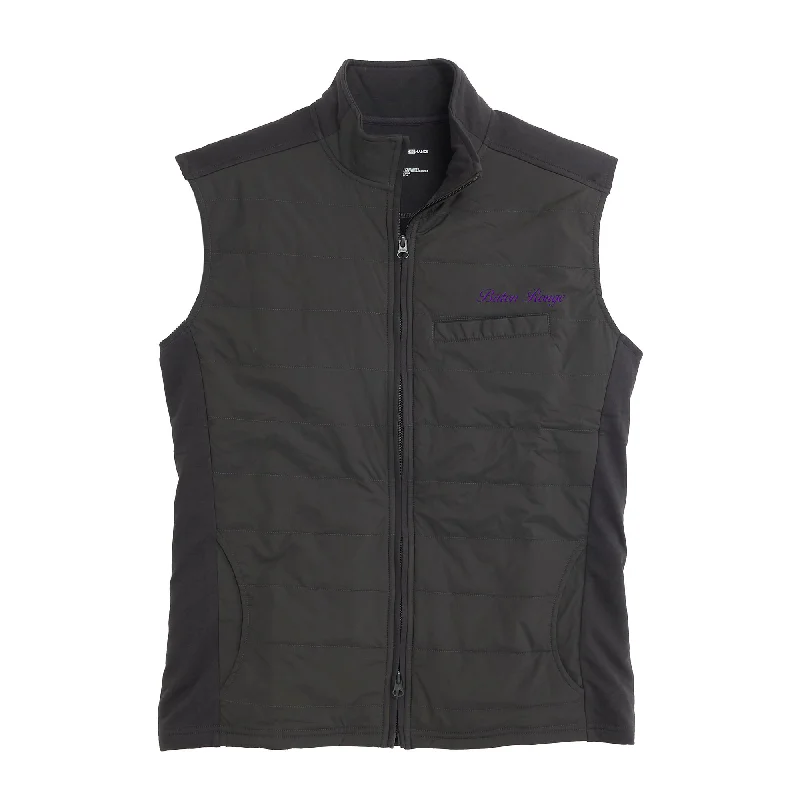 Baton Rouge Town Script Arven Vest - Black