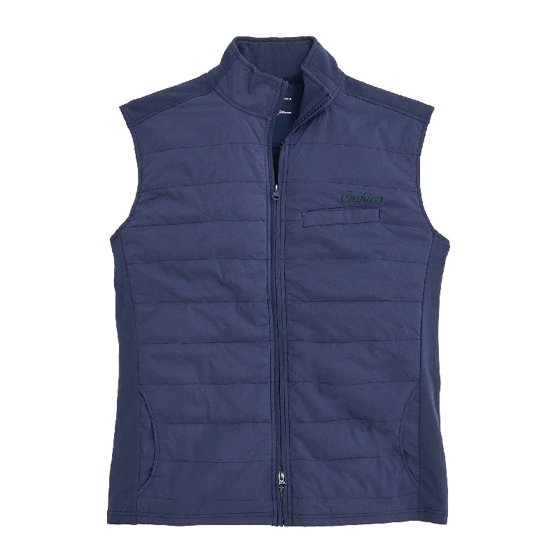 Cashiers Town Script Arven Vest - Classic Navy