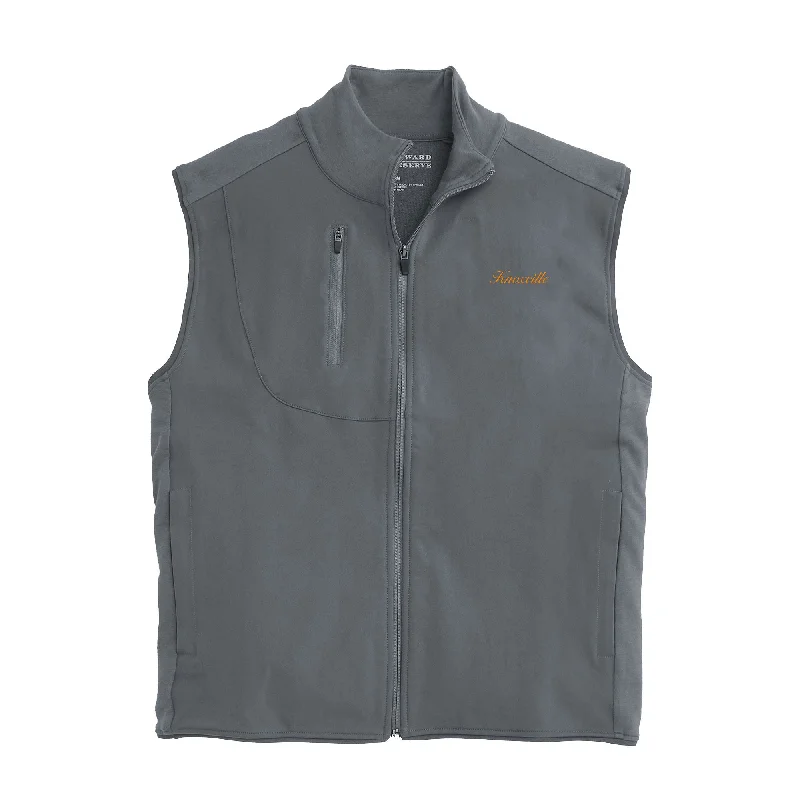 Knoxville Town Script Summit Micro French Terry Vest - Ash