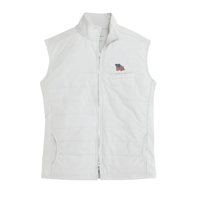 Vintage Flag Arven Vest - Mushroom