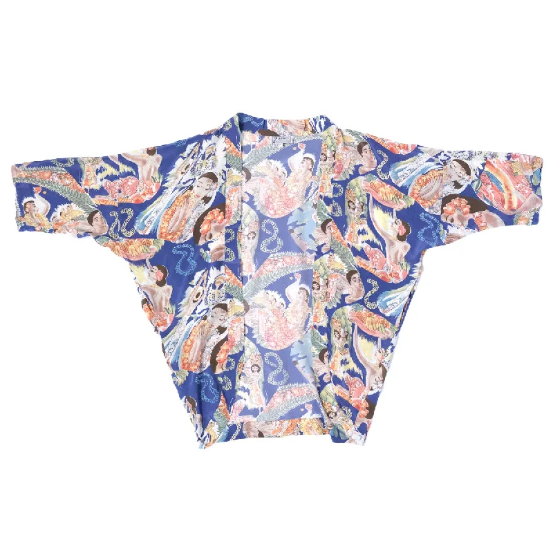 Fruit Harvest (Kimono Cover-Up) - Blue