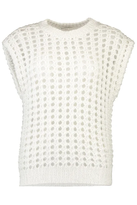 Open Gauge Knit Vest