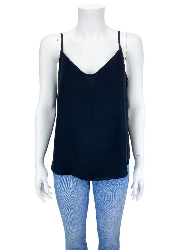 J. Crew 365 Women's Drapey Camisole Black Size 6 with Tags