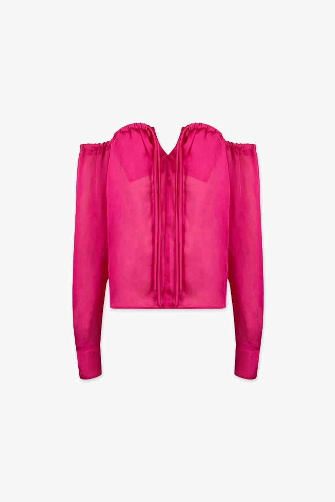 CAMILLA TOP | FUSCHIA