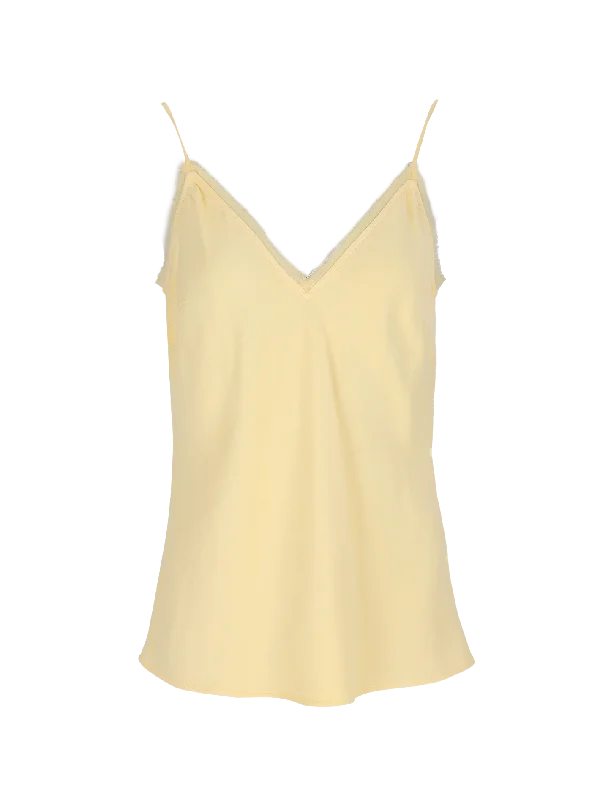 satin v-neck cami