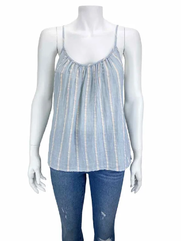 Xirena, Women's Striped Camisole, Light Blue/White, Size M