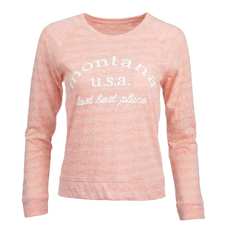 Montana U.S.A. Long Sleeve Slub in Peach