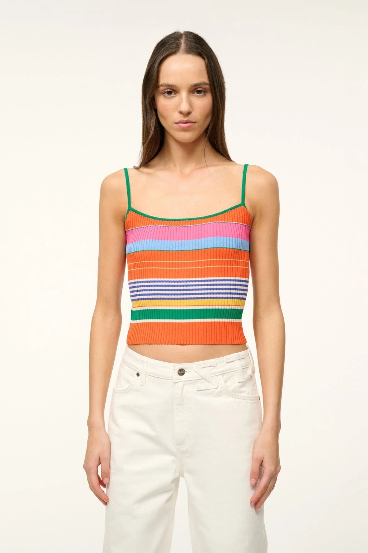 Staud - Soleil Top Multi Bayadere Stripe