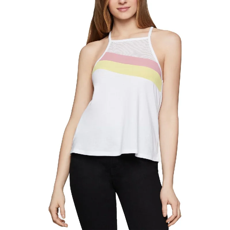 Womens Modal Blend Mesh Tank Top